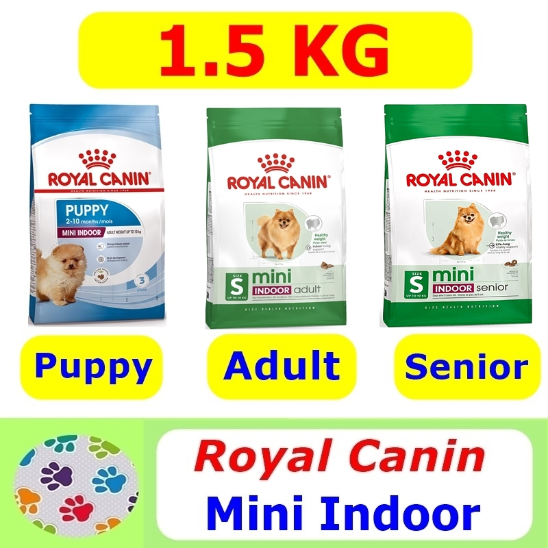 Royal Canin Mini Indoor Puppy/Adult/Senior 1.5 Kg