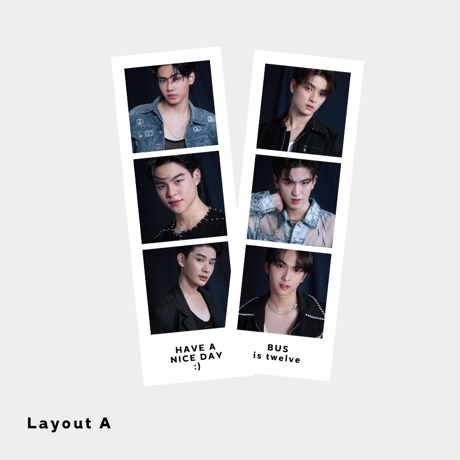 พรี 2-3 วัน รับปริ้นรูปโฟโต้บูท Photo Booth ฟรี ซองใสทุกใบ แก้ไขข้อความได้ อัดรูป 2x6 นิ้ว