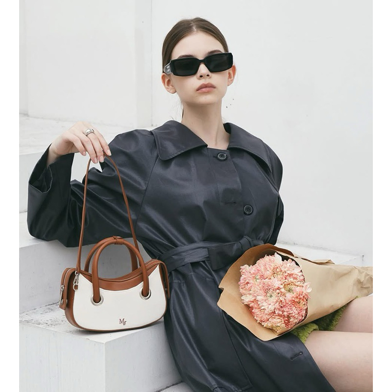 🤎Mur korean bag pony canvas brown🤎