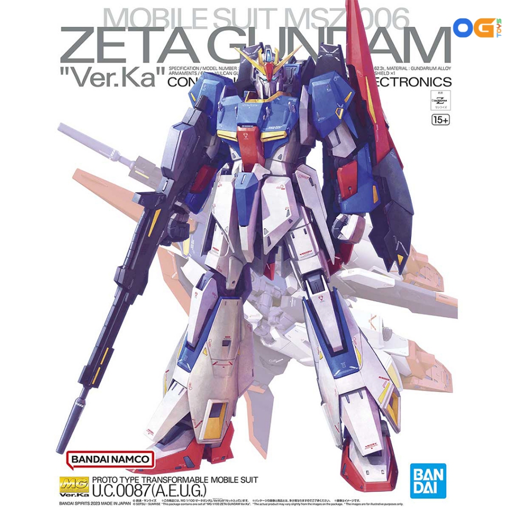 BANDAI MG 1/100 Zeta Gundam Ver.ka