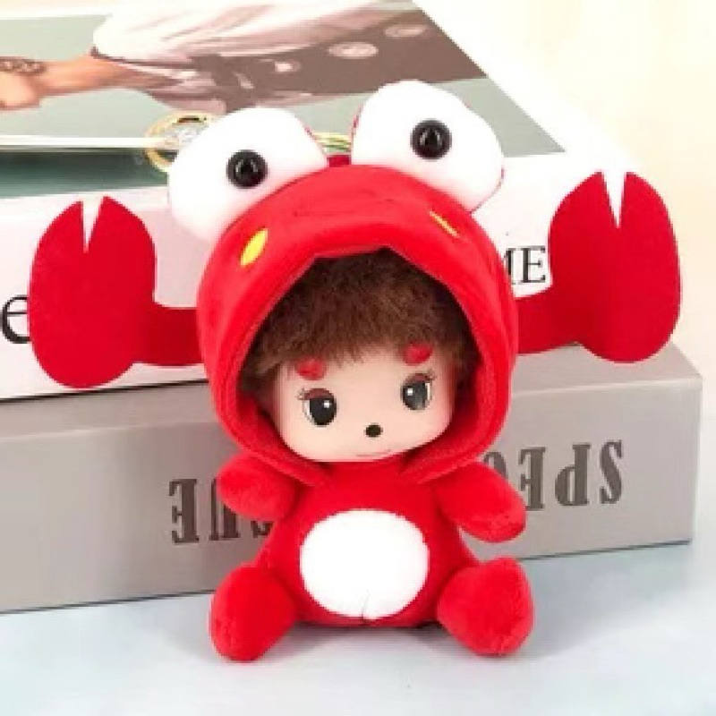 🔥พร้อมส่งจากไทย🔥Aeroem Monchi พวงกุญแจตุ๊กตา ยัดตุ๊กตาสัตว์เสื้อผ้า Monchi ของเล่นตุ๊กตาพวงกุญแจ น่ารักตุ๊กตา Monchi