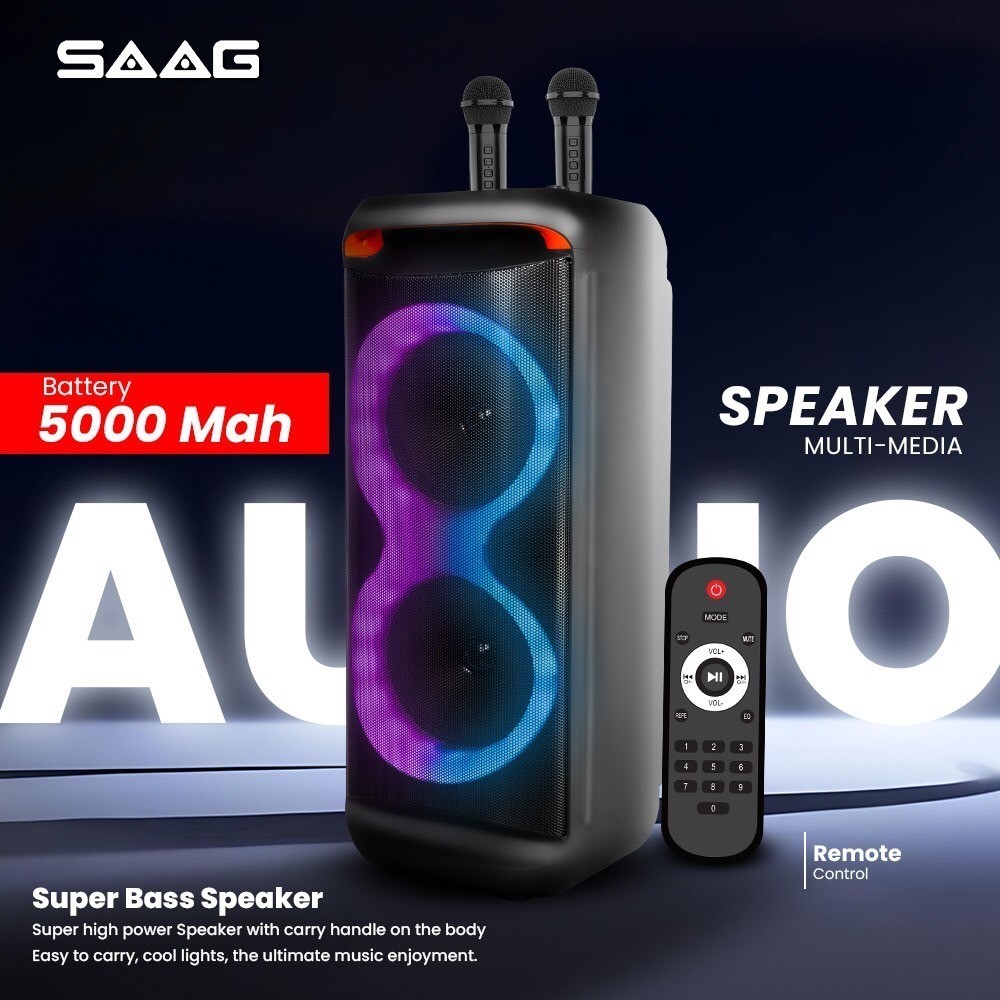 ลำโพง SAAG  ALBUM BLAZE CREATD มีแถมไม 2อัน 15+15wประกัน 1ปี