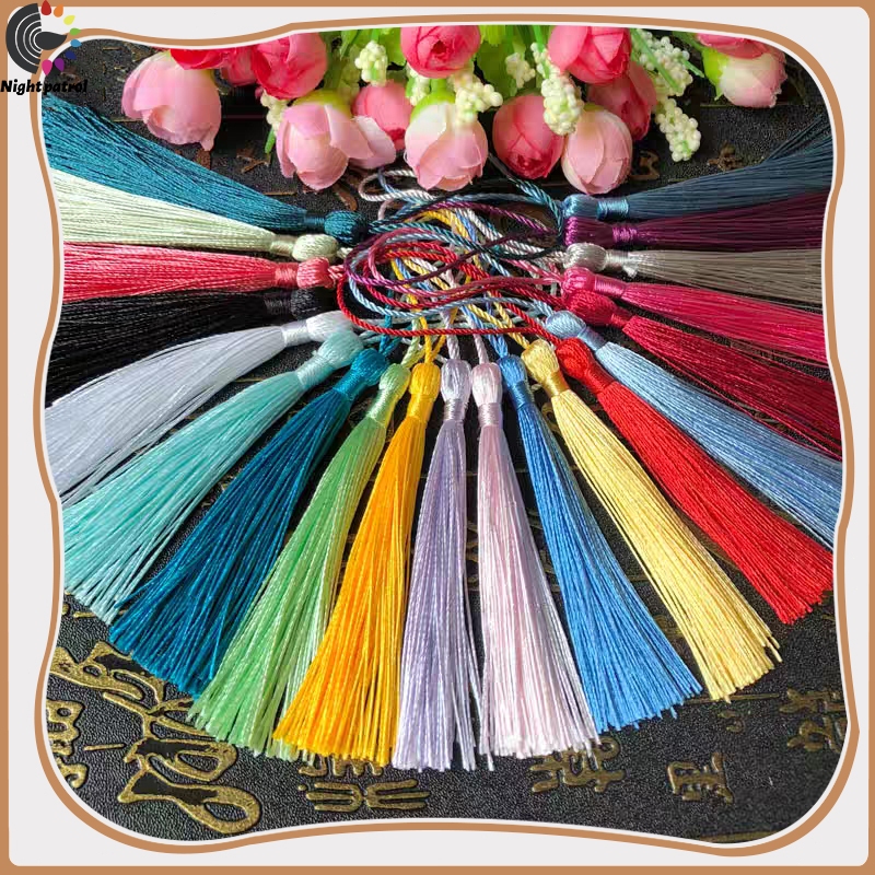 พู่ไหมจีน พู่ตกแต่ง พู่โพลีเอสเตอร์ 13 ซม. สําหรับทําเครื่องประดับ สร้อยคอ ต่างหู DIY