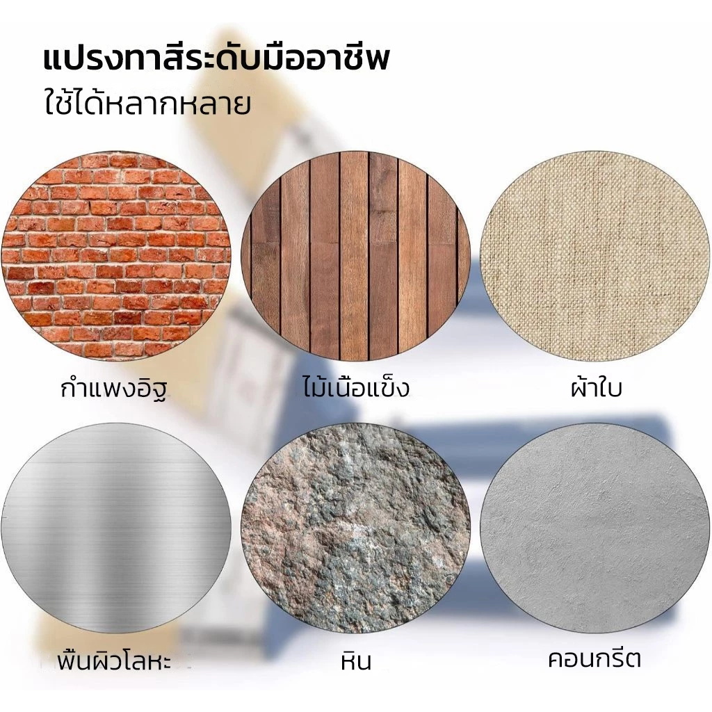 Mitsushi แปรงทาสีบ้าน แปรงแบน แปรงทาสี แปรงทาสีบ้าน 1-4นิ้ว  แปรงทาสีเกรดพรีเมี่ยม ขนนุ่มปานกลาง Paint brush thumbnail 5