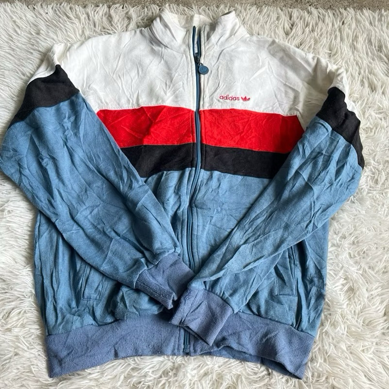 เสื้อแจ๊คเก็ต adidas ขาว/แดง/ดำ/ฟ้า ของแท้1000%