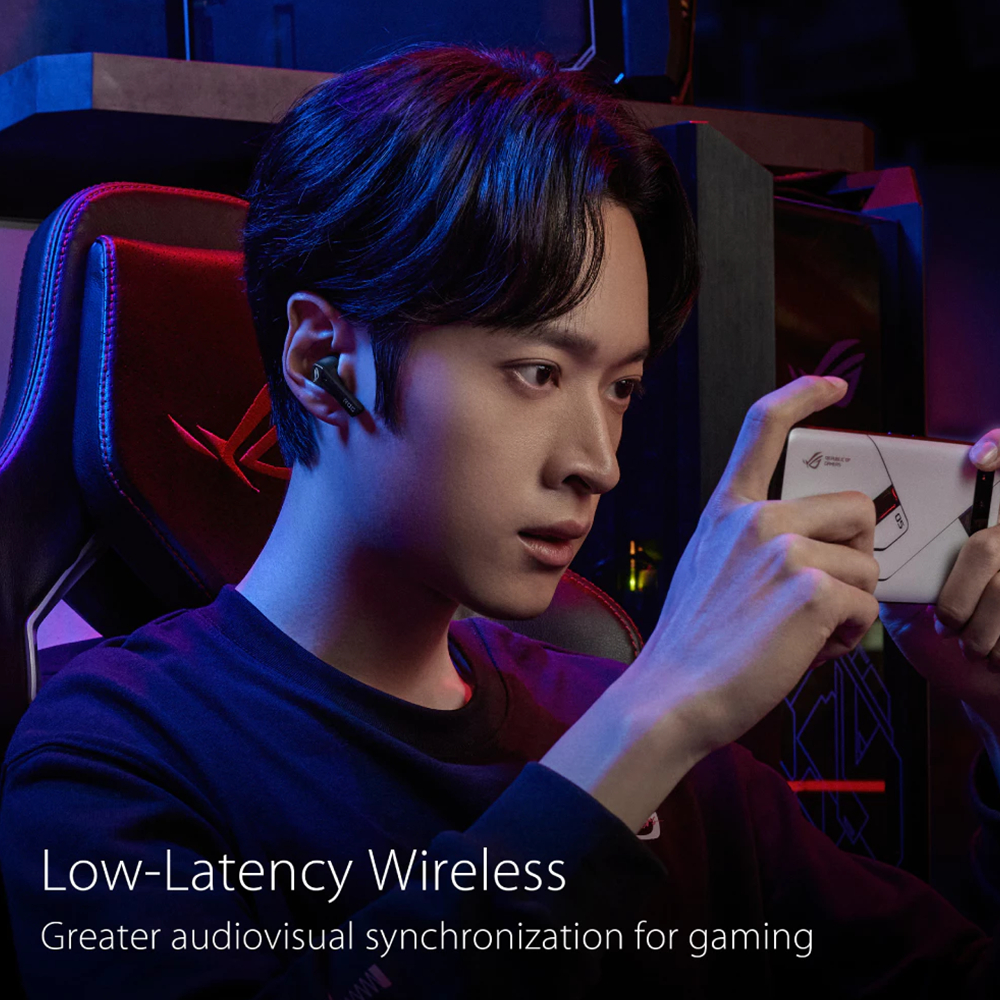 ASUS หูฟังเกมมิ่ง Rog Cetra True Wireless - Black รุ่น ASU-YH03G1-B5UA00