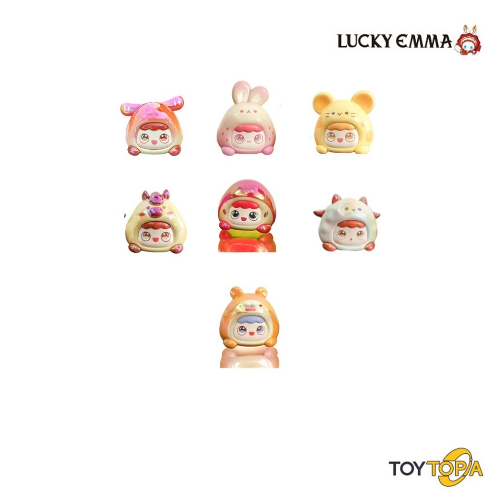 (610001) - 12 Zodiac Mini Cuties Beans Series: Blind Box By Lucky Emma (1 จุ่ม)