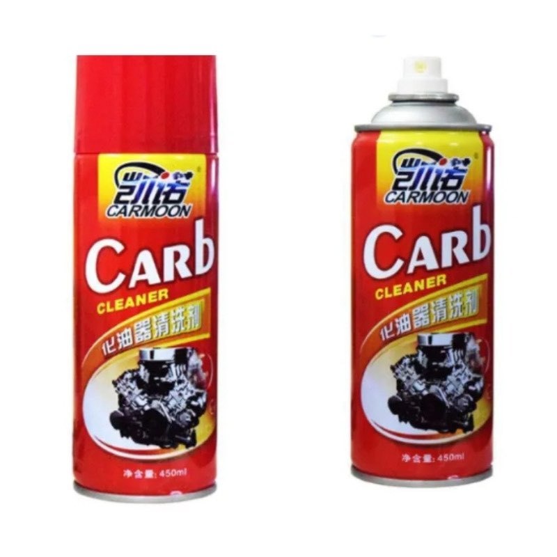 สเปรย์ทำความสะอาดหัวฉีด ปีกผีเสื้อ คาร์บูเรเตอร์ carb spray injector cleaner 450ml