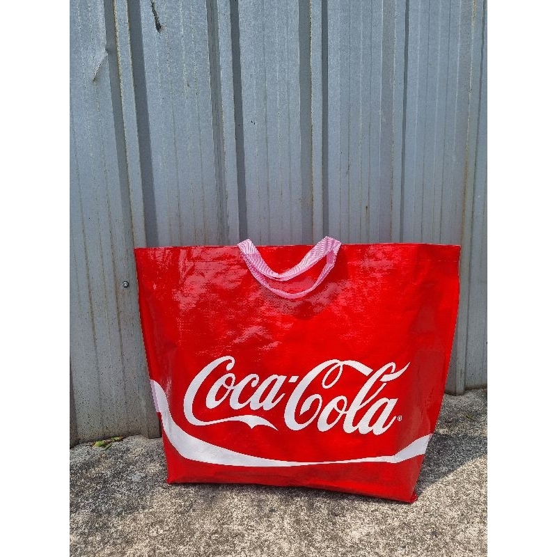 กระเป๋ากระสอบพิมพ์งาน Coke ใบใหญ่มากก สายถือคละสี