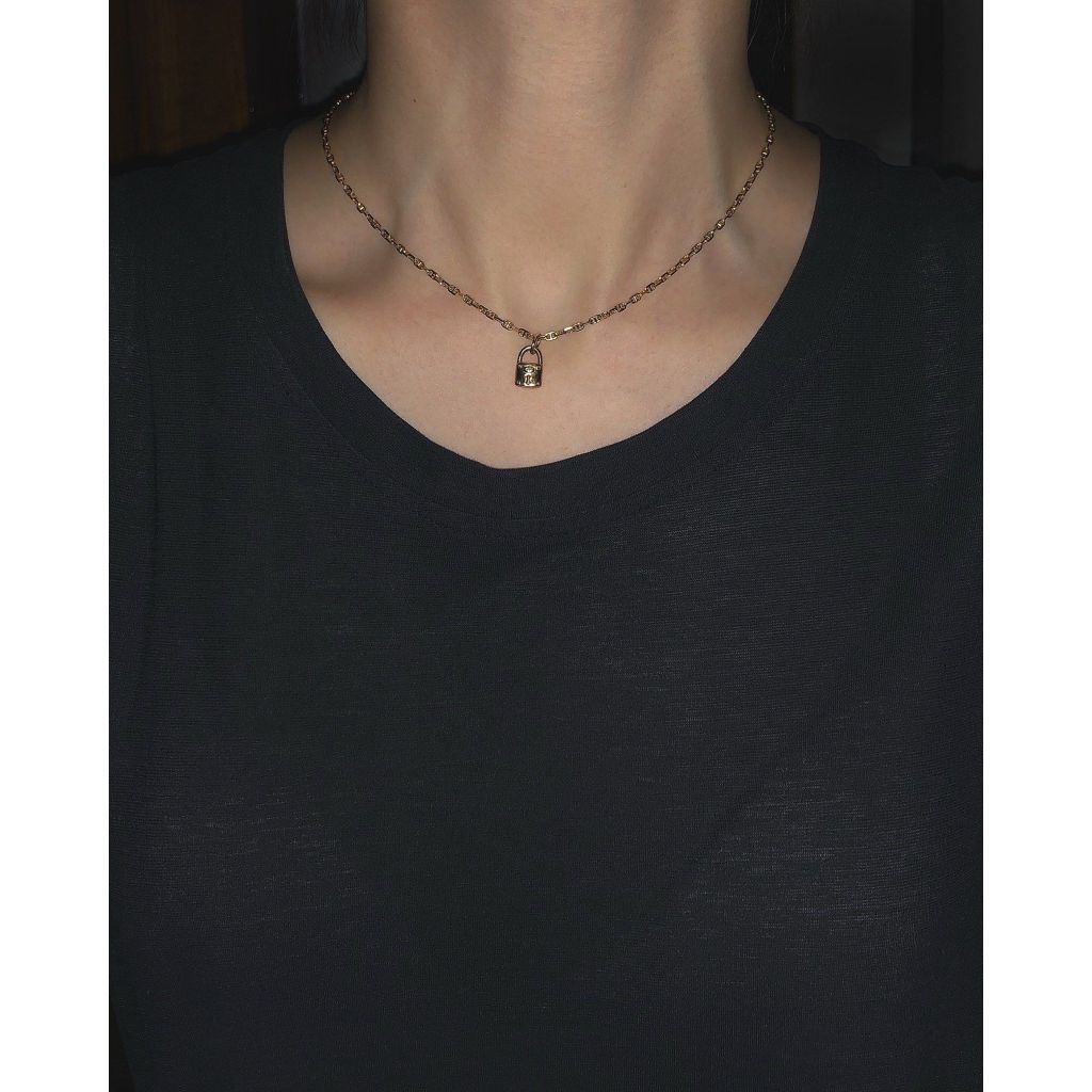 grumpy, Padlock Necklace Set(สร้อยพร้อมจี้ 1 ชิ้น)