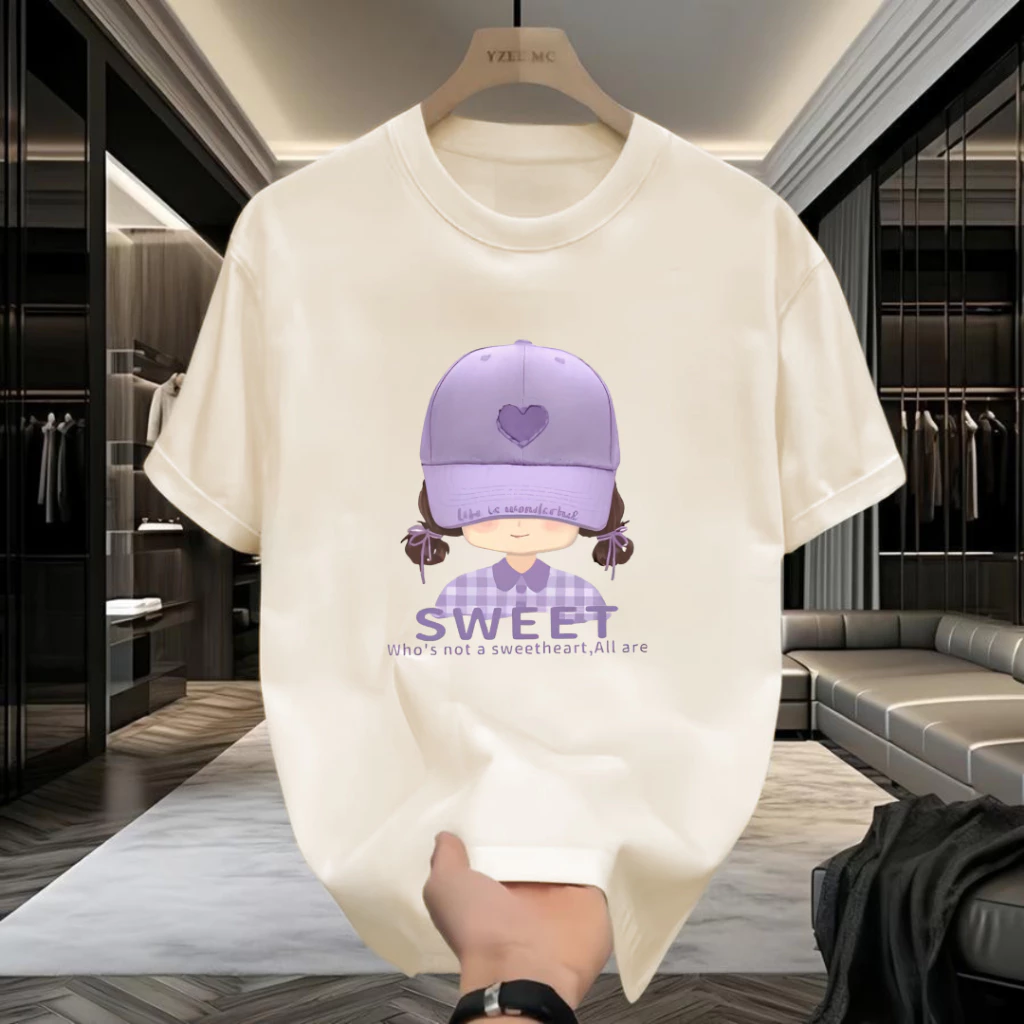 เสื้อยืดสกรีนลายเท่ๆ เสื้อยืดผู้หญิง เสื้อแฟชั่น เสื้อสตรีท เสื้อผ้านุ่มใส่สบายQ0665