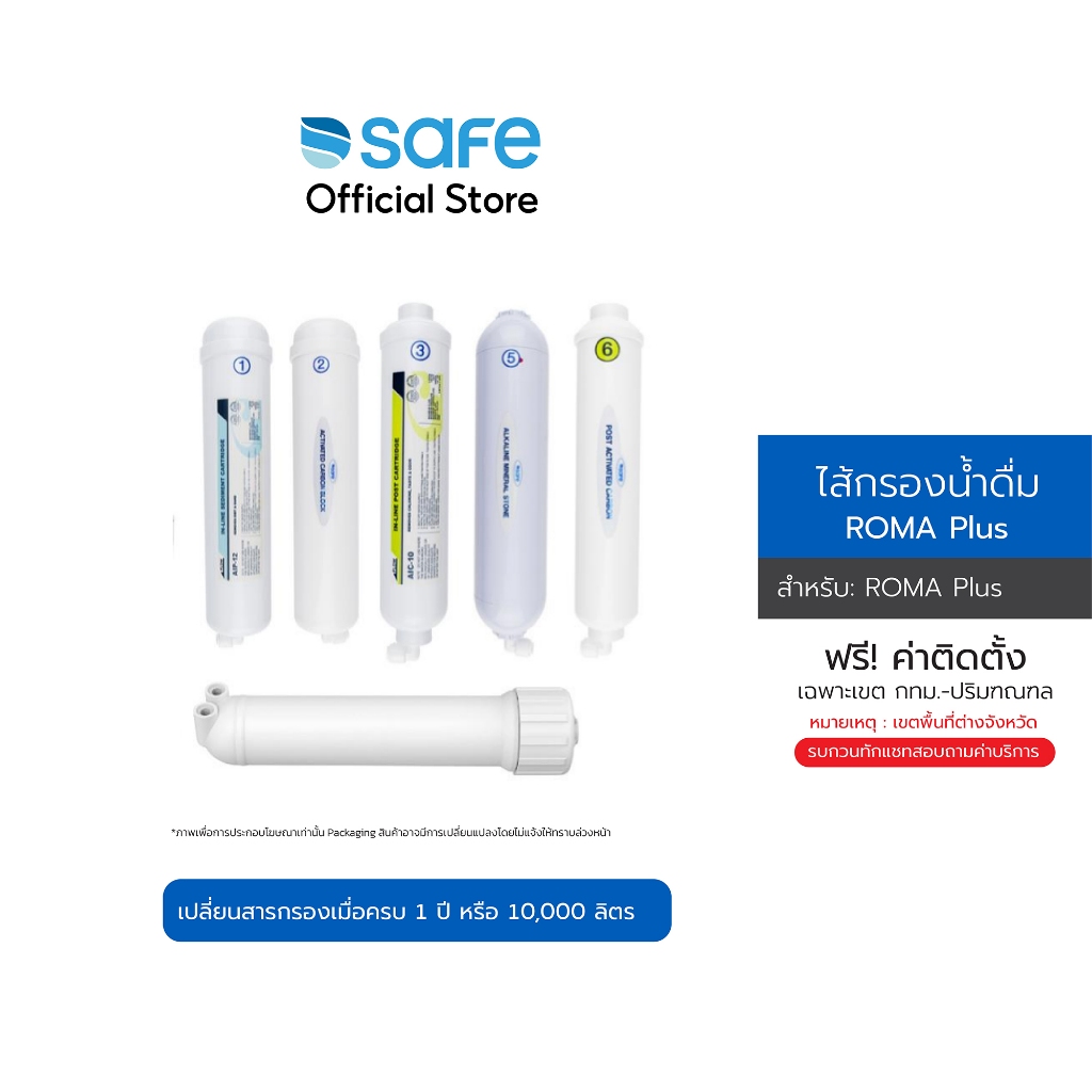 SAFE ไส้กรองน้ำ รุ่น ROMA Plus| 10200286