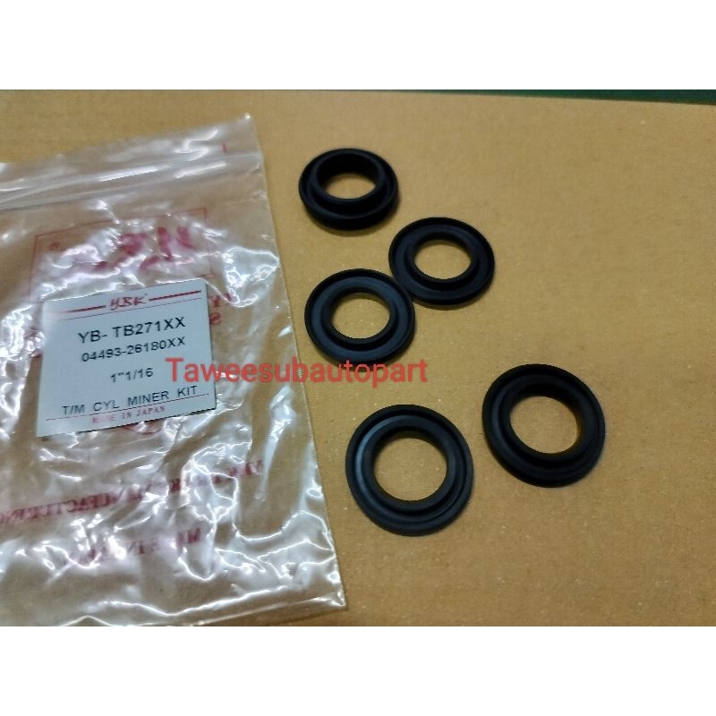 ชุดซ่อมแม่ปั้มเบรค 1-1/16 BU141 RZH LH135 เฉพาะยางแม่ปั้มเบรค (ยาง5ตัวชุด) รถนอก YBK YB-TB271XX