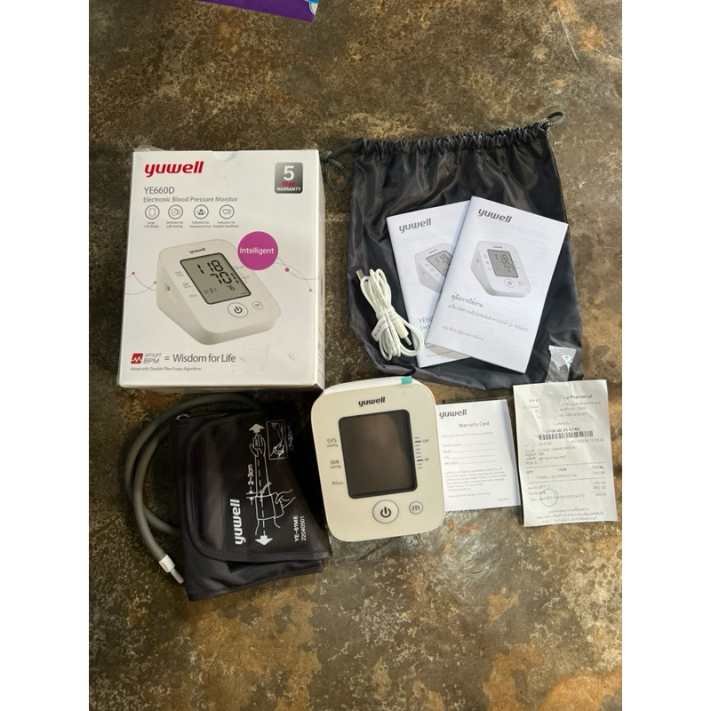 เครื่องวัดความดัน yuwell รุ่น YE660D