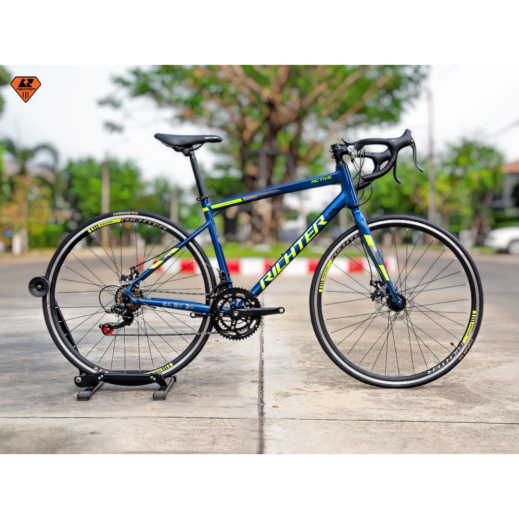 [ถูกที่สุด] รถจักรยานเสือหมอบ Richter รุ่น Active 14sp. roadbicycle เสือหมอบอลู รุ่นใหม่ 2025