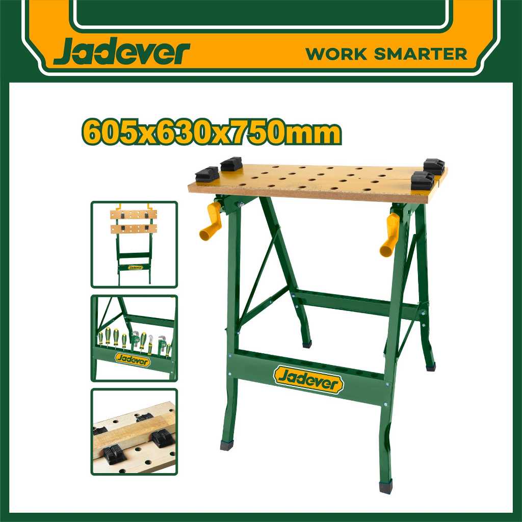 JADEVER โต๊ะทำงานสำหรับช่างแบบพับ #JDWE1525