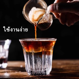 จัดส่งทันที | แก้วน้ำ แก้วกาแฟ ชา นม น้ำผลไม้ glass สไตลมินิมอล