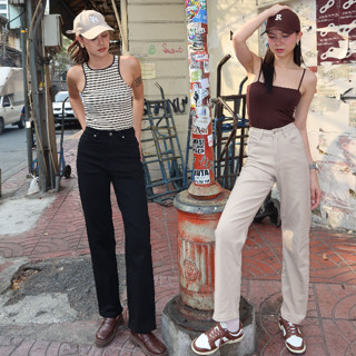 ยีนส์ Nammon Jeans P30-P31 กางเกงยีนส์กระบอกกลางผ้ายืด