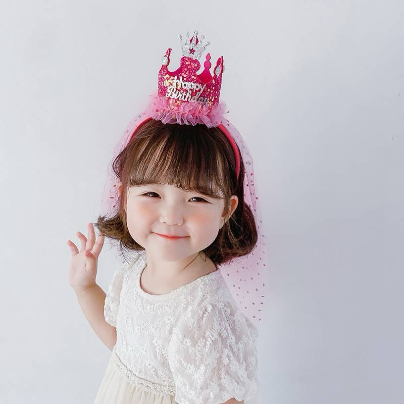 คาดผมวันเกิด มงกุฎเจ้าหญิงHappy Birthday