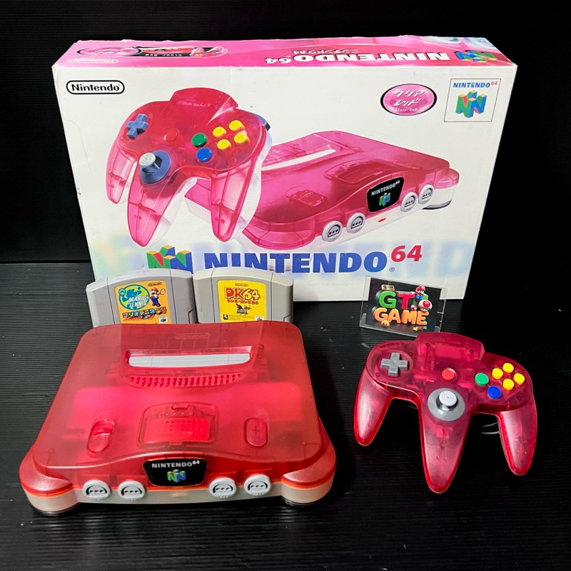 Nintendo N64 Limited Edition Clear Red NTSC-J 🎮 🇯🇵 (Japan ) Boxes 1996