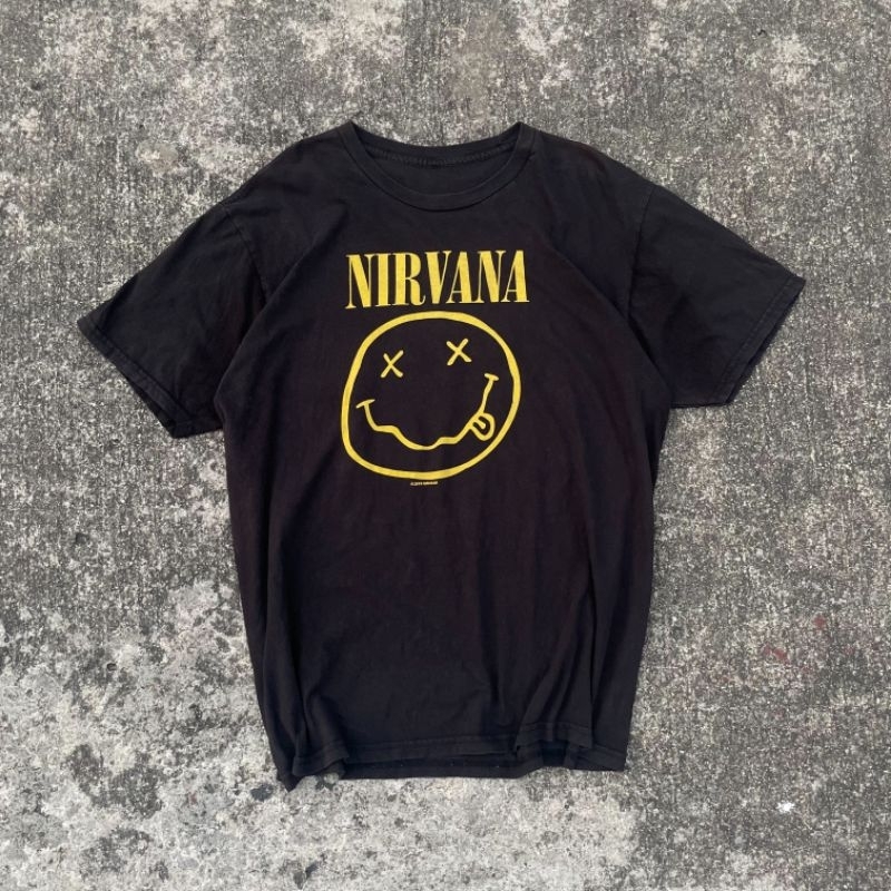 เสื้อยืดมือสองวง NIRVANA ตอกปี 2019