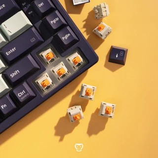 [รับประกัน 15 วัน] SARU Switch Mars Orange (Linear) สวิตช์ 5 pin ใส่กับคีย์บอร์ดแมคคานิคอล