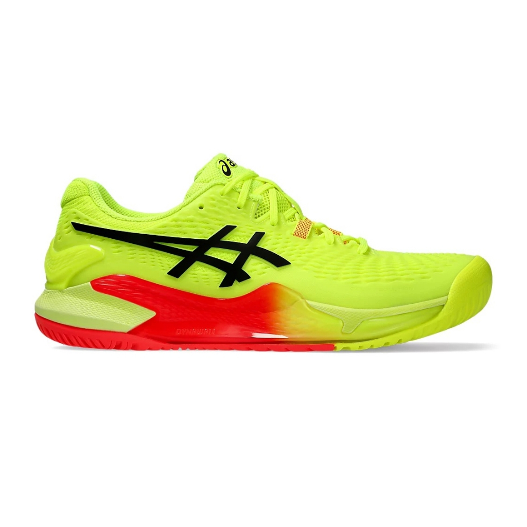 Asics รองเท้าเทนนิสผู้ชาย Gel-Resolution 9 Paris | Safety Yellow/Black ( 1041A459-750 )