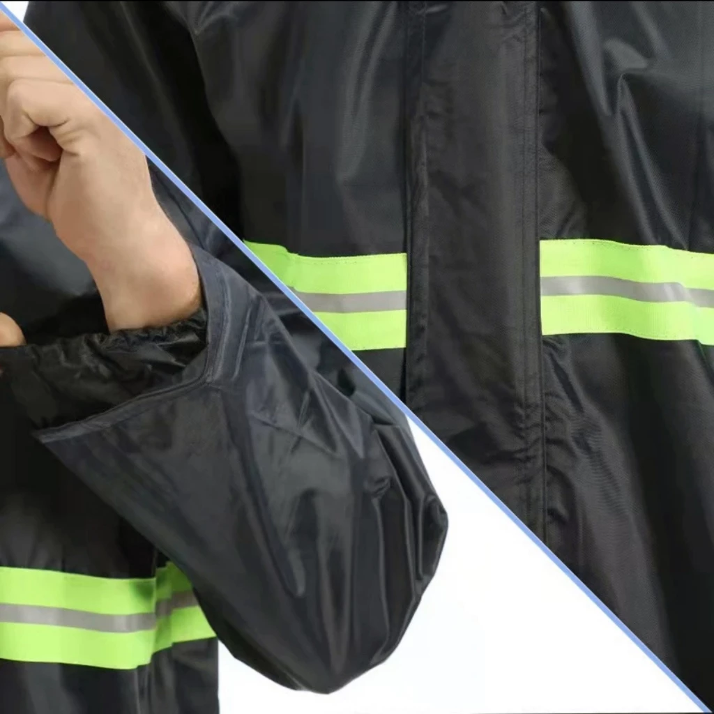 เสื้อกันฝน Alitech สีกรมท่า แถบสะท้อนแสง XL 2XL 3XL 4XL thumbnail 8
