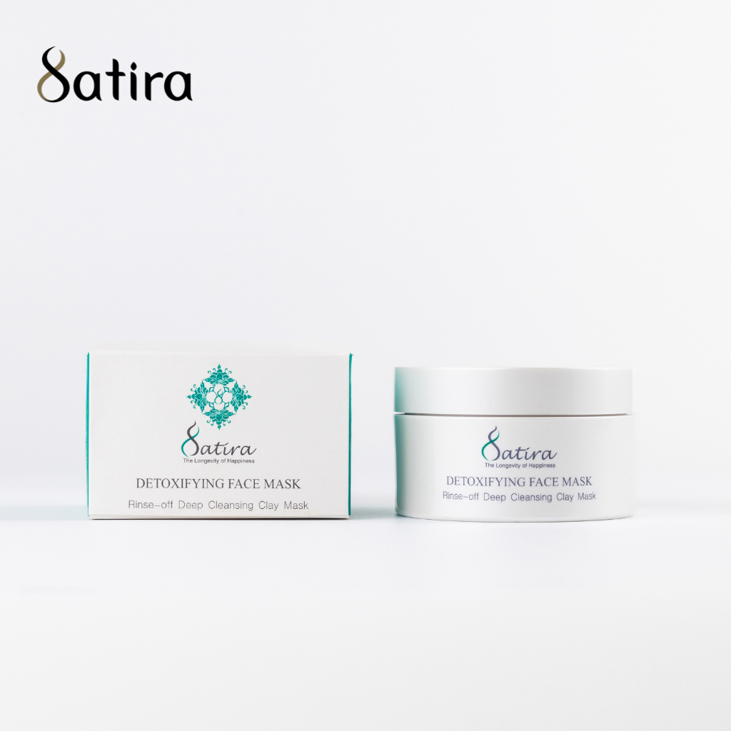 Satira Detoxifying Face Mask 80 gm สถิรา มาส์กโคลนทำความสะอาดผิวหน้า 80 กรัม