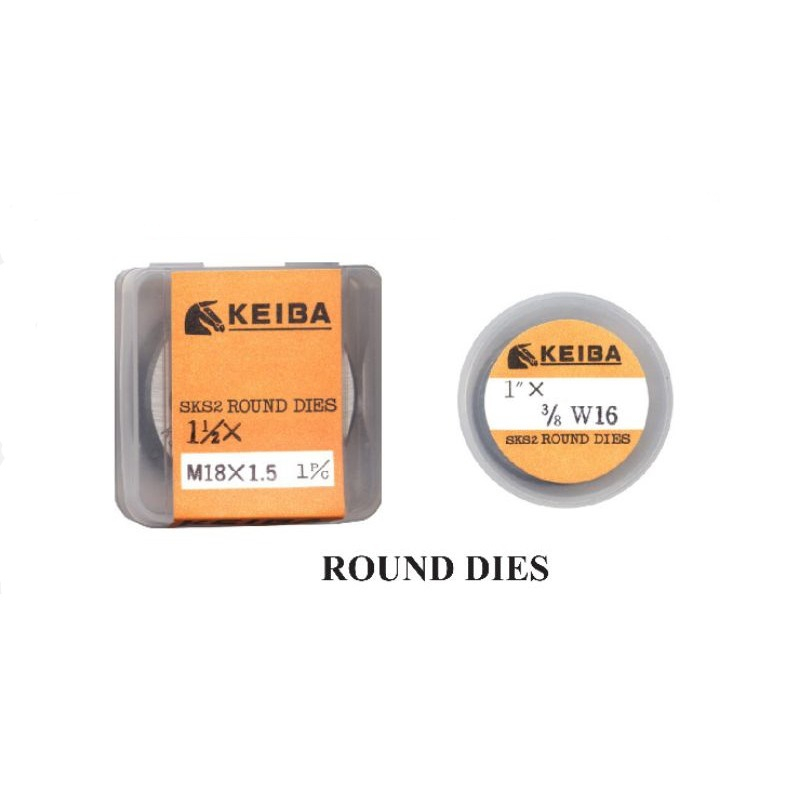 Keiba  ลูกต๊าปกลม ไดกลม เกลียว NF 5/8*18 วง 1.1/2 นิ้ว
