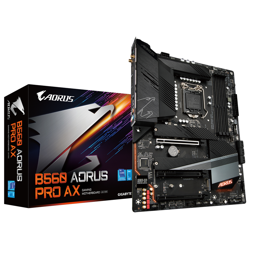 MAINBOARD (เมนบอร์ด) 1200 GIGABYTE B560 AORUS PRO AX WIFI ตัวท็อป พร้อมส่ง