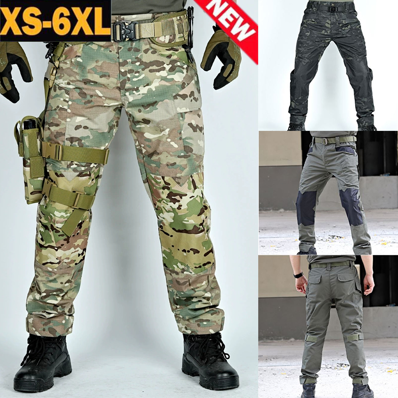 ZITY กางเกงยุทธวิธี IX6 การโจมตีของผู้ชายกีฬากลางแจ้งกางเกงทหาร