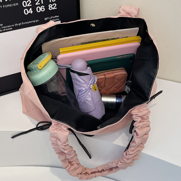 ส่งด่วน GUCSELECTED(B2301) กระเป๋าผ้าสะพายไหล่ผ้าผ้าอ๊อกฟอร์ด(ใบใหญ่)ปรับสายได้ - รูปที่ 6