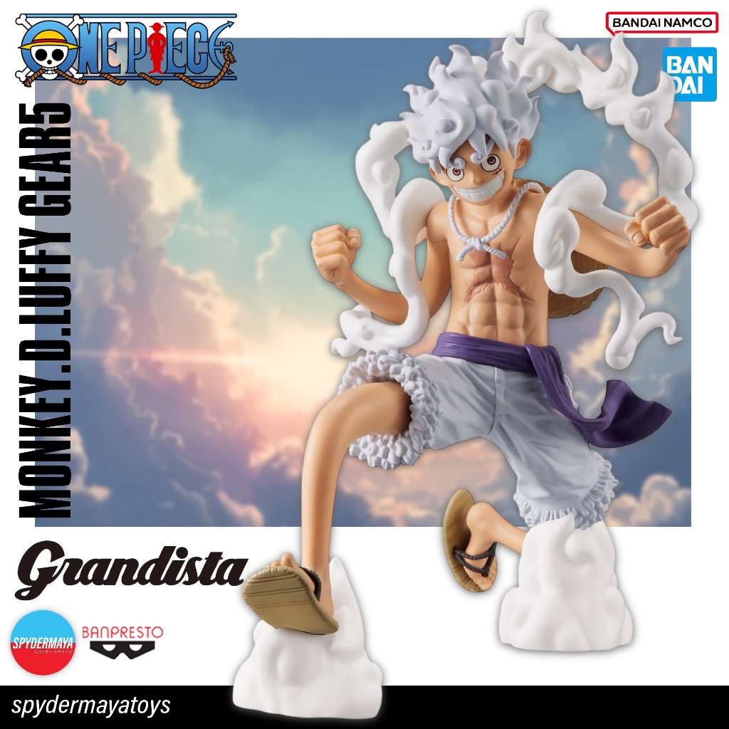 [Pre-Order] ฟิกเกอร์ MONKEY.D.LUFFY GEAR5 Grandista - One Piece - Banpresto
