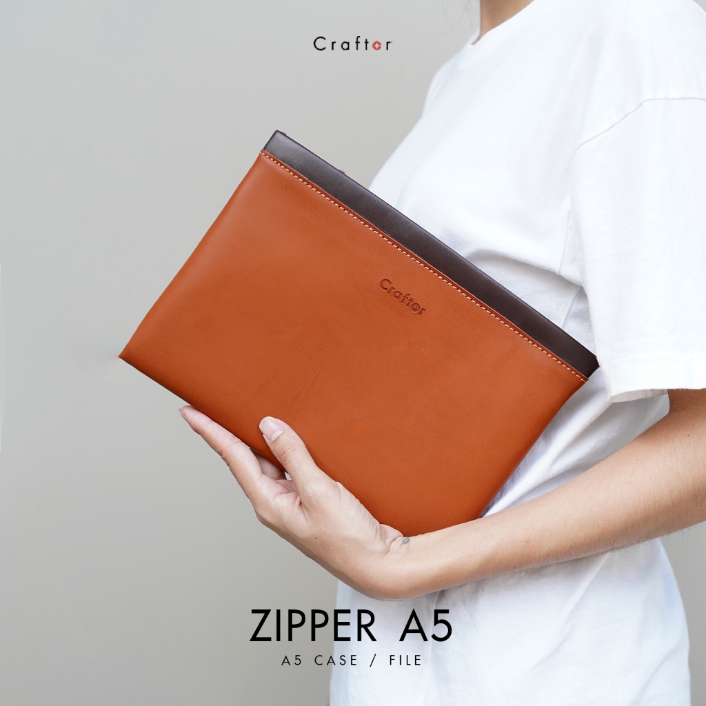 ซองใส่เอกสาร รุ่น Zipper A5 - Craftor