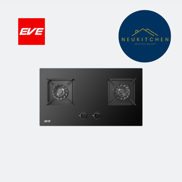 EVE เตาแก๊ส 2 หัว แบบฝัง ฐานกระจก HB73-B789G/BG (8851737035795)