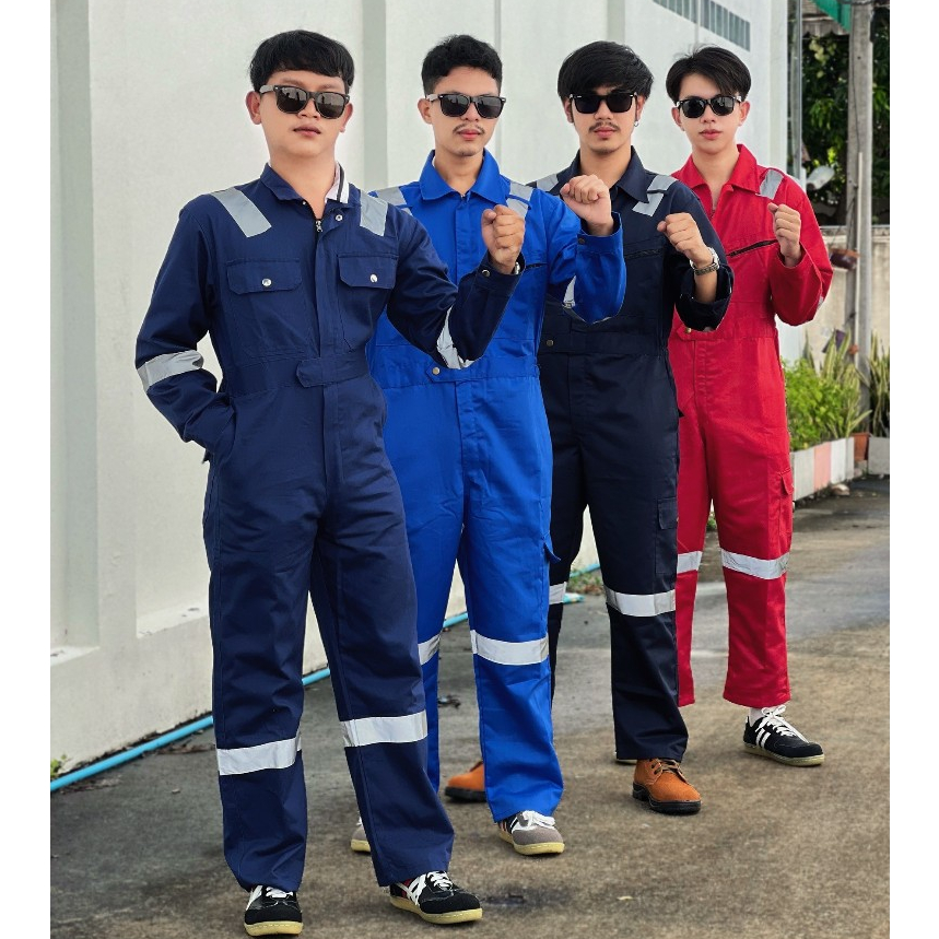 ชุดหมี ชุดช่าง ชุดหมีช่างทนทาน ราคาสุดคุ้มมี 2 แบบให้เลือก - รูปที่ 5