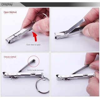 (ส่งจากไทย) SWISS+TECH ST10629 เครื่องมือตัดเล็บอเนกประสงค์ 4-IN-1 / SWISSTECH