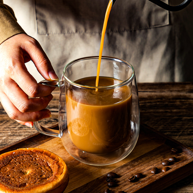 Soyou แก้วกาแฟ 2 ชั้น เก็บความร้อน 250-350ML ป้องกันมือร้อน สุดคุ้ม ใช้ได้ทั้งร้อน-เย็น - รูปที่ 5