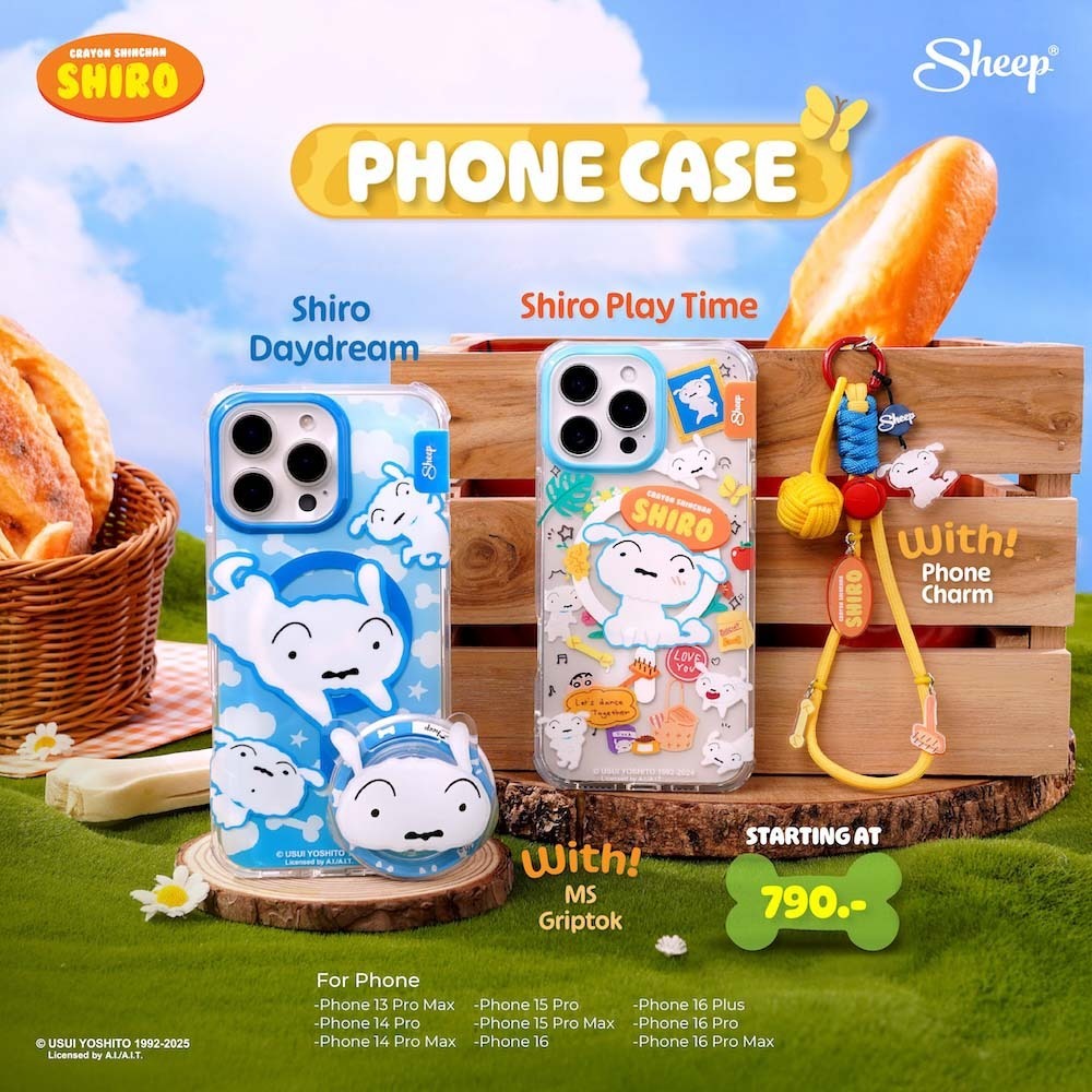 [For iPhone/For iPhone MS Shiro]Shiro Collectionเคสสำหรับไอโฟนลายชิโร่ เคสMagnet ฟรีGriptok/Strap เคสกันกระแทก ลิขสิทธิ์