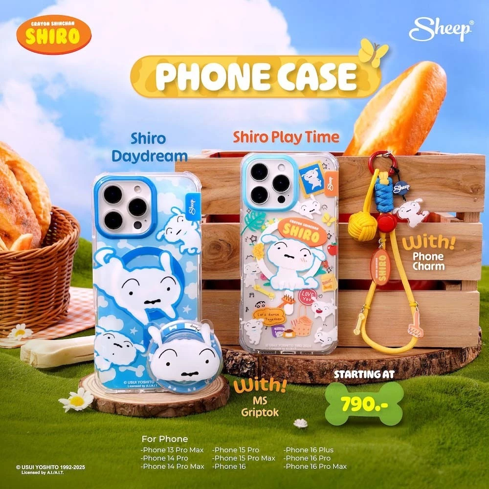 [For iPhone/For iPhone MS Shiro]Shiro Collectionเคสสำหรับไอโฟนลายชิโร่ เคสMagnet ฟรีGriptok/Strap เคสกันกระแทก ลิขสิทธิ์