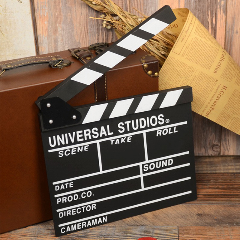 กระดานสเลทคัทฉากภาพยนตร์ ขนาด 30x27 cm./20x20cm กระดานสเลทสำหรับถ่ายหนังภาพยนตร์