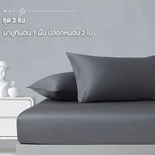 ผ้าปูที่นอน 🍅 ผ้าปูที่นอนกันไรฝุ่น ผ้าปูที่นอนสีพื้น🍅 มี3.5ฟุต/5ฟุต/6ฟุต 🍅พร้อมส่ง