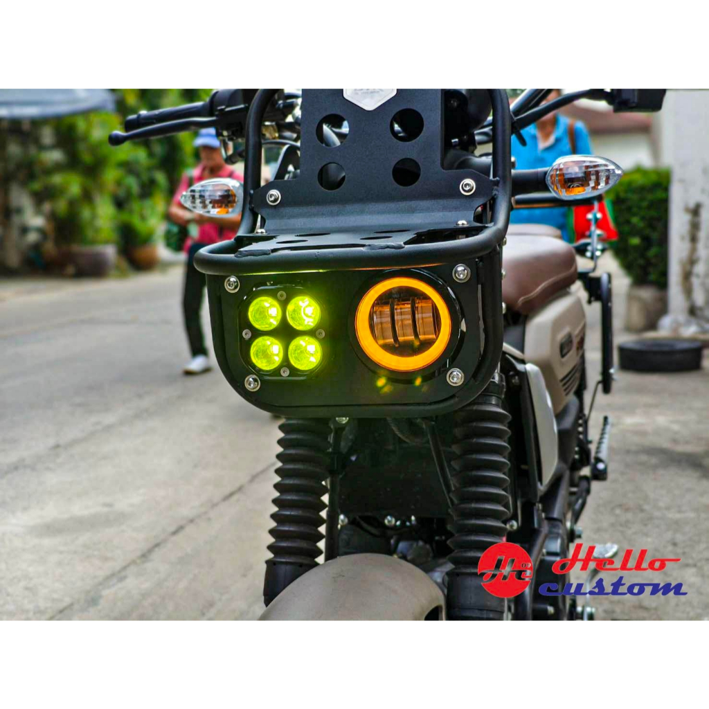 ชุดไฟหน้าแต่ง YAMAHA PG-1 ไฟแต่ง สปอร์ตไลท์ ติดตั้งแทนของเดิม สำหรับติดตั้ง PG1