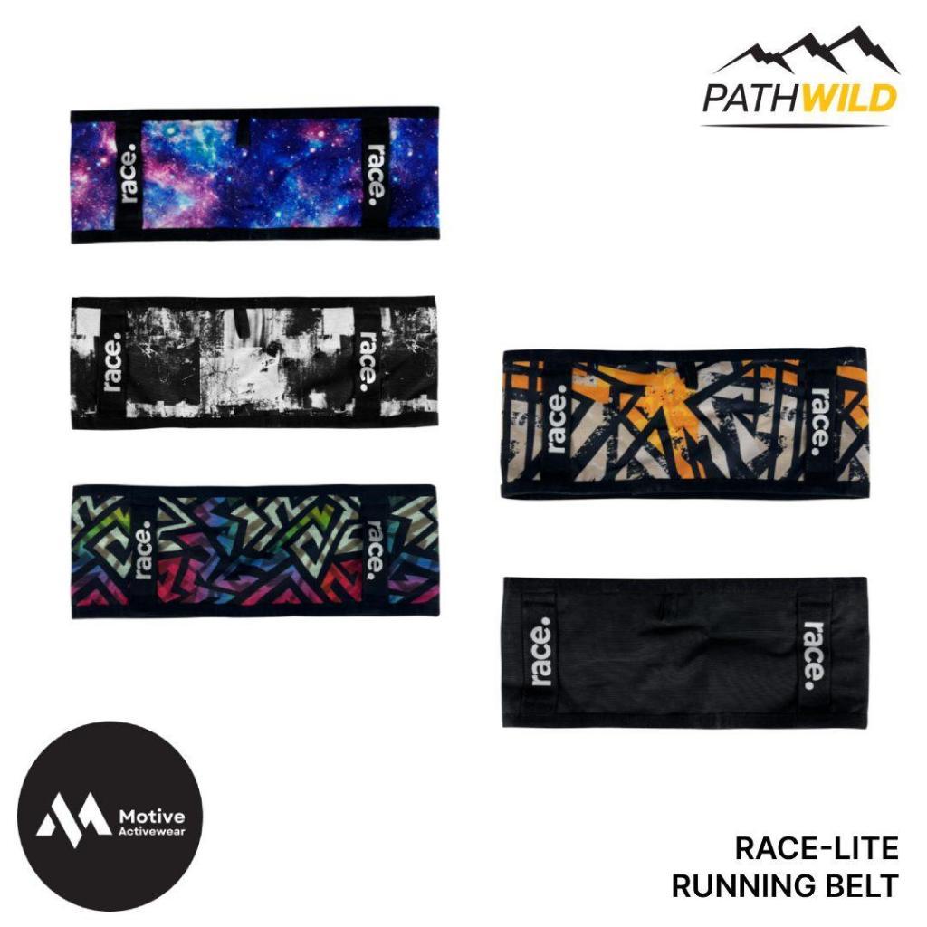 MOTIVE RACE LITE RUNNING BELT กระเป๋าคาดเอวสำหรับวิ่ง แบบสวม ระบายอากาศได้ดี เนื้อผ้ายืดหยุ่น แนบกระชับ ใส่ของได้เยอะ