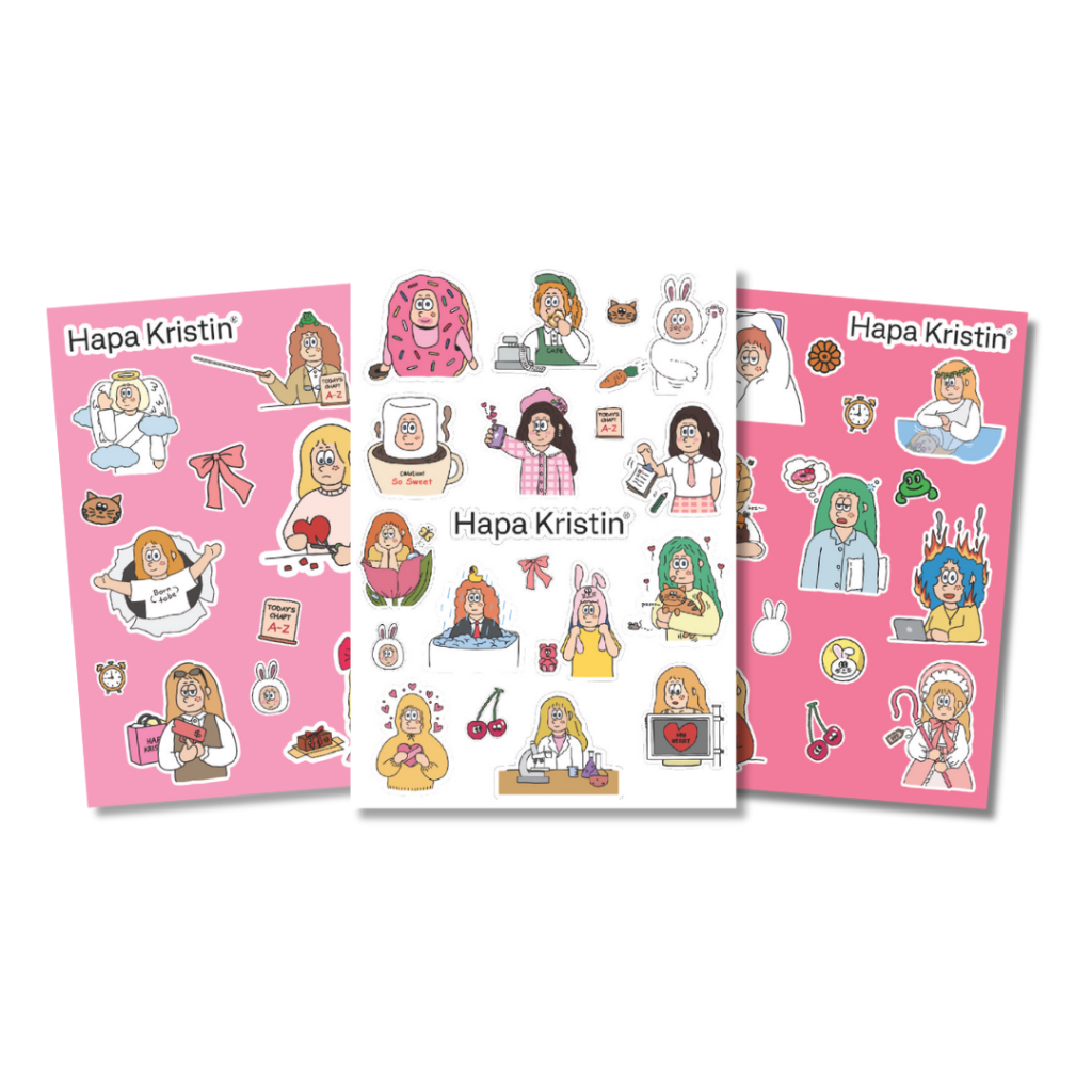 FREE Hapa Kristin Sticker (not for sale)