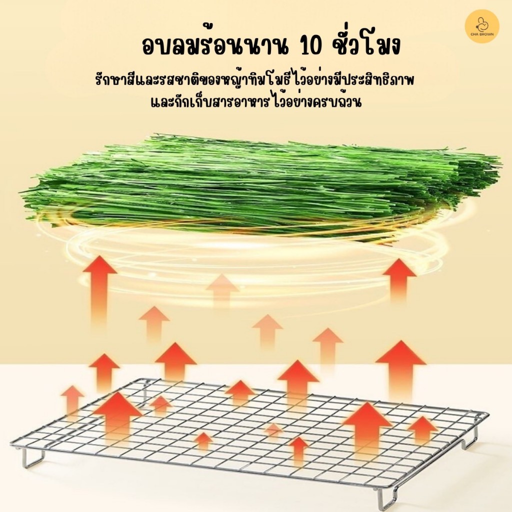 หญ้ากระต่าย หญ้าทิโมธีอบลมร้อน Super Premium Timothy Grass แบบใบก้านสั้น ใบก้านยาว 1Kg.หญ้าทิมโมธี - รูปที่ 6