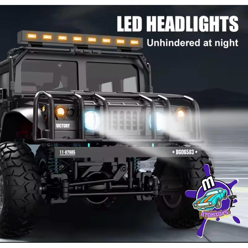 รถบังคับวิทยุ hummer h1 ขับเคลื่อน4ล้อ