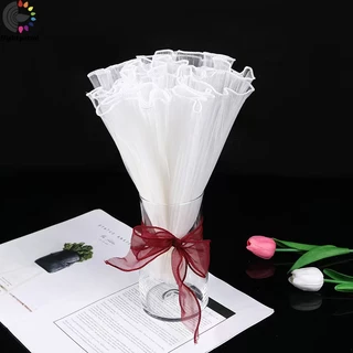 กระดาษห่อช่อดอกกุหลาบ ผ้าตาข่าย สไตล์เกาหลี Pearl Wave ช่อดอกไม้ห่อวัสดุสำหรับดอกไม้แต่งงาน