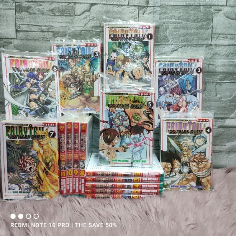 🔥✨☘️❄️🌪️:หนังสือการ์ตูน:เรื่อง: FAIRYTAIL 100YEAR QUEST 1-16ยังไม่จบ ชุด(Z1618)